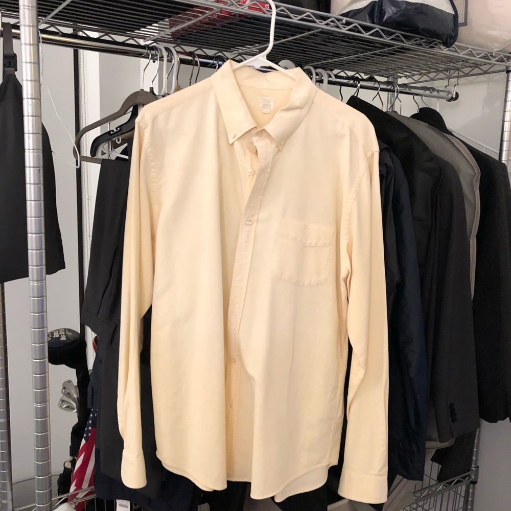 Jcrew Yellow Oxford